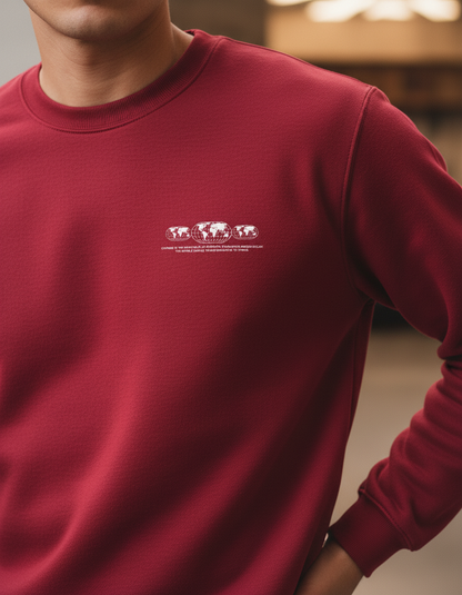 Impact The World Sweatshirt, Motivational Quote Crewneck, Inspirational Graphic Pullover, Unisex Streetwear Top