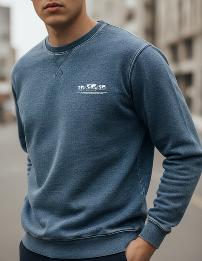 Impact The World Sweatshirt, Motivational Quote Crewneck, Inspirational Graphic Pullover, Unisex Streetwear Top