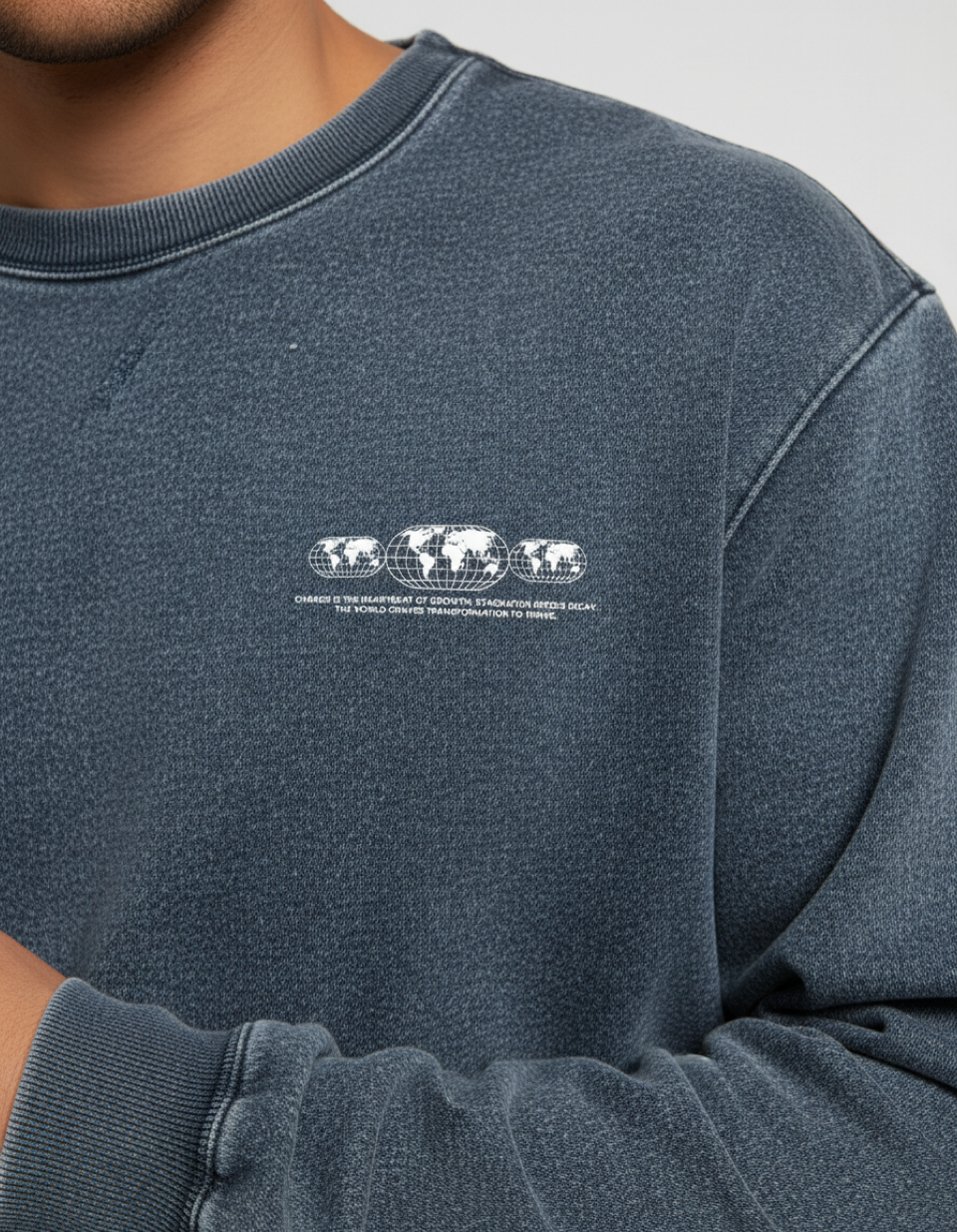 Impact The World Sweatshirt, Motivational Quote Crewneck, Inspirational Graphic Pullover, Unisex Streetwear Top