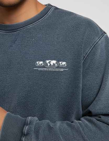 Impact The World Sweatshirt, Motivational Quote Crewneck, Inspirational Graphic Pullover, Unisex Streetwear Top